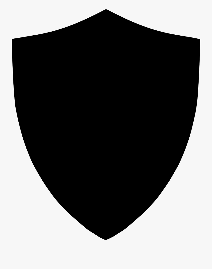 Black Shield Png, Transparent Clipart