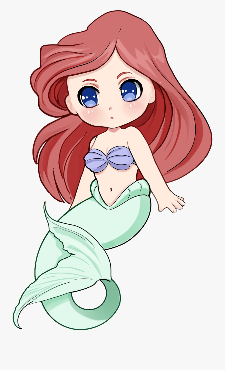Ariel The Little Mermaid Disney Princess Clip Art By - Cartoon, Transparent Clipart