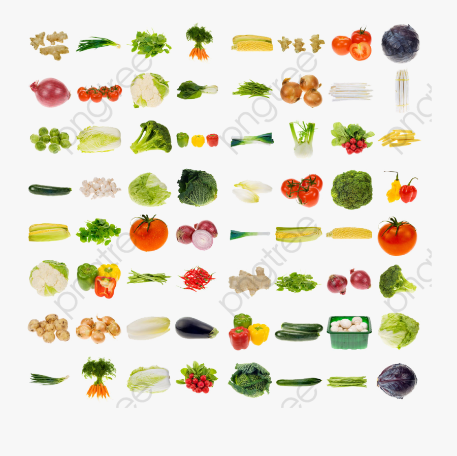Vegetables Clipart Border - Vitamin B Complex Vegetables, Transparent Clipart