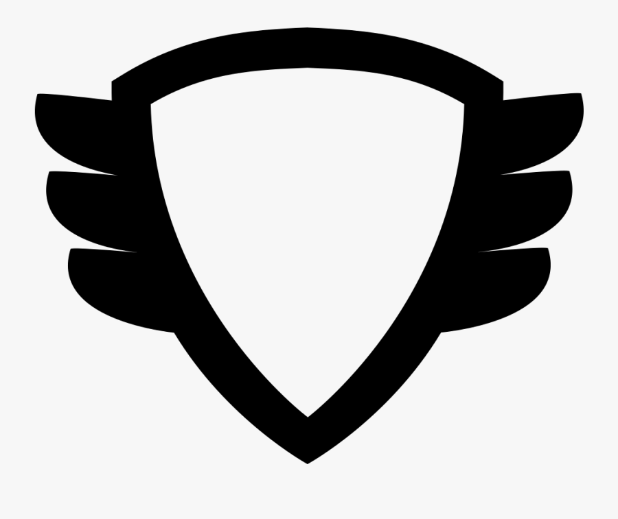 Shield Clipart Winged - Diseños De Escudos En Blanco Con Alas Png, Transparent Clipart