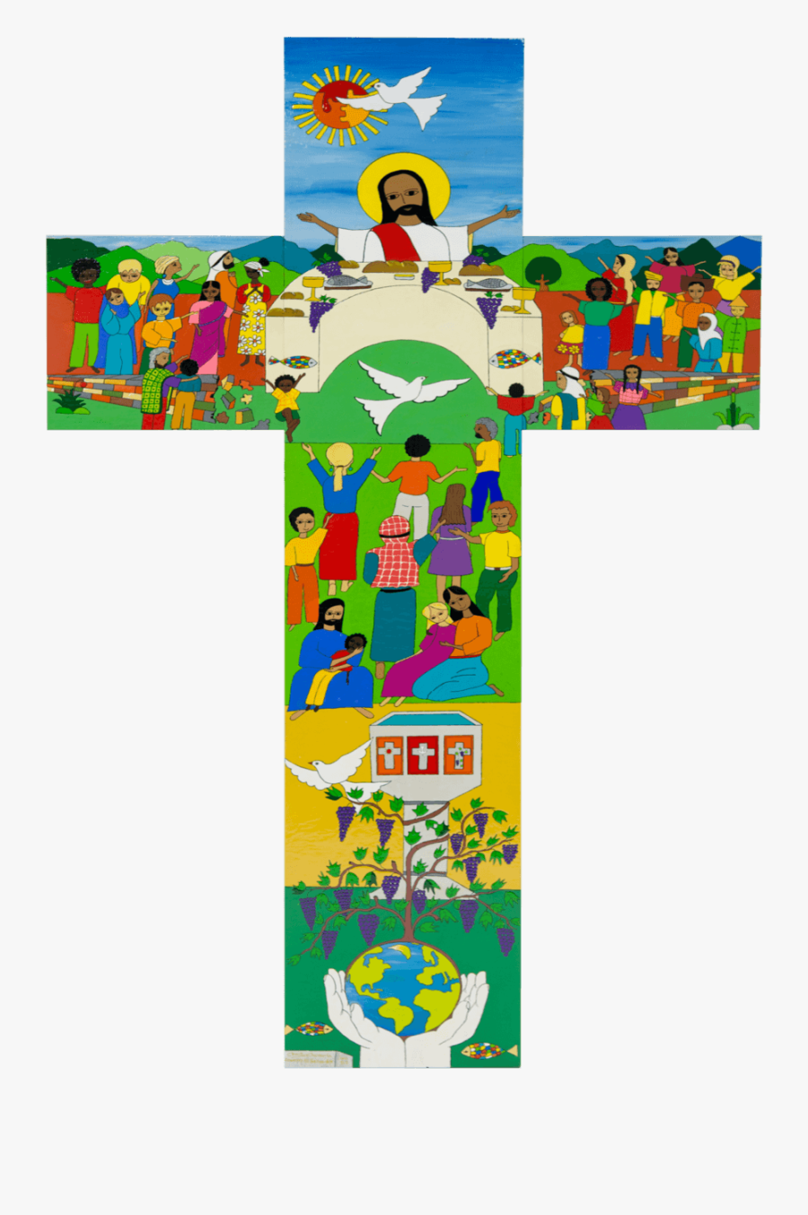 Salvadoran Cross, Transparent Clipart