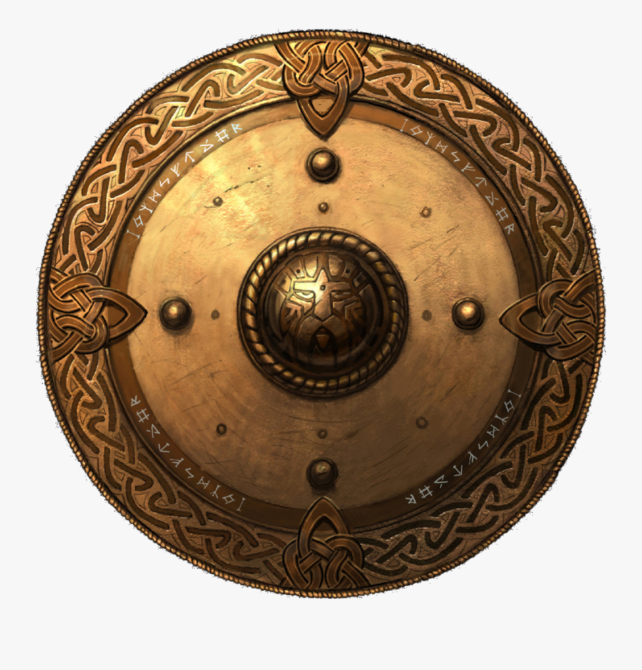 Shield Circle Clipart - Viking Shield Png, Transparent Clipart