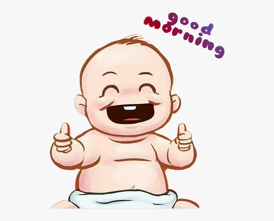 Transparent Early Morning Clipart - Baby Good Morning Animated, Transparent Clipart