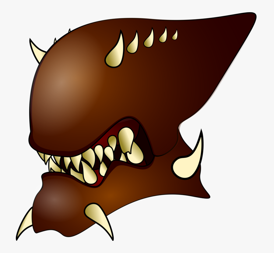 Brown Evil, Transparent Clipart