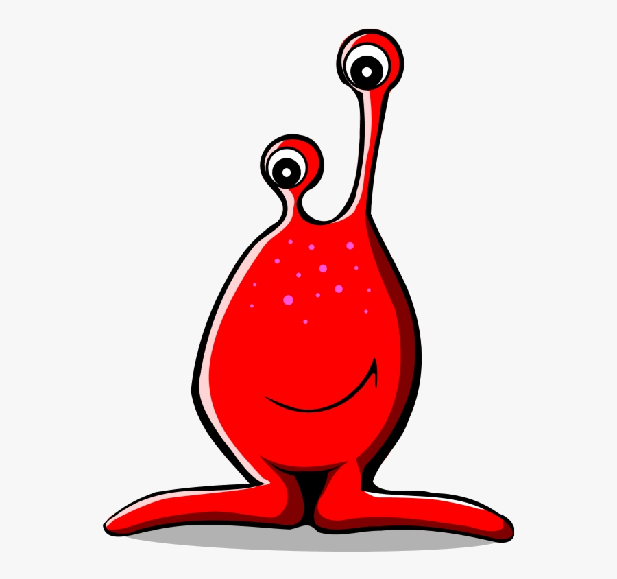 Alien Red Clipart Clip Art Free Transparent Png - Alien Clipart Transparent, Transparent Clipart