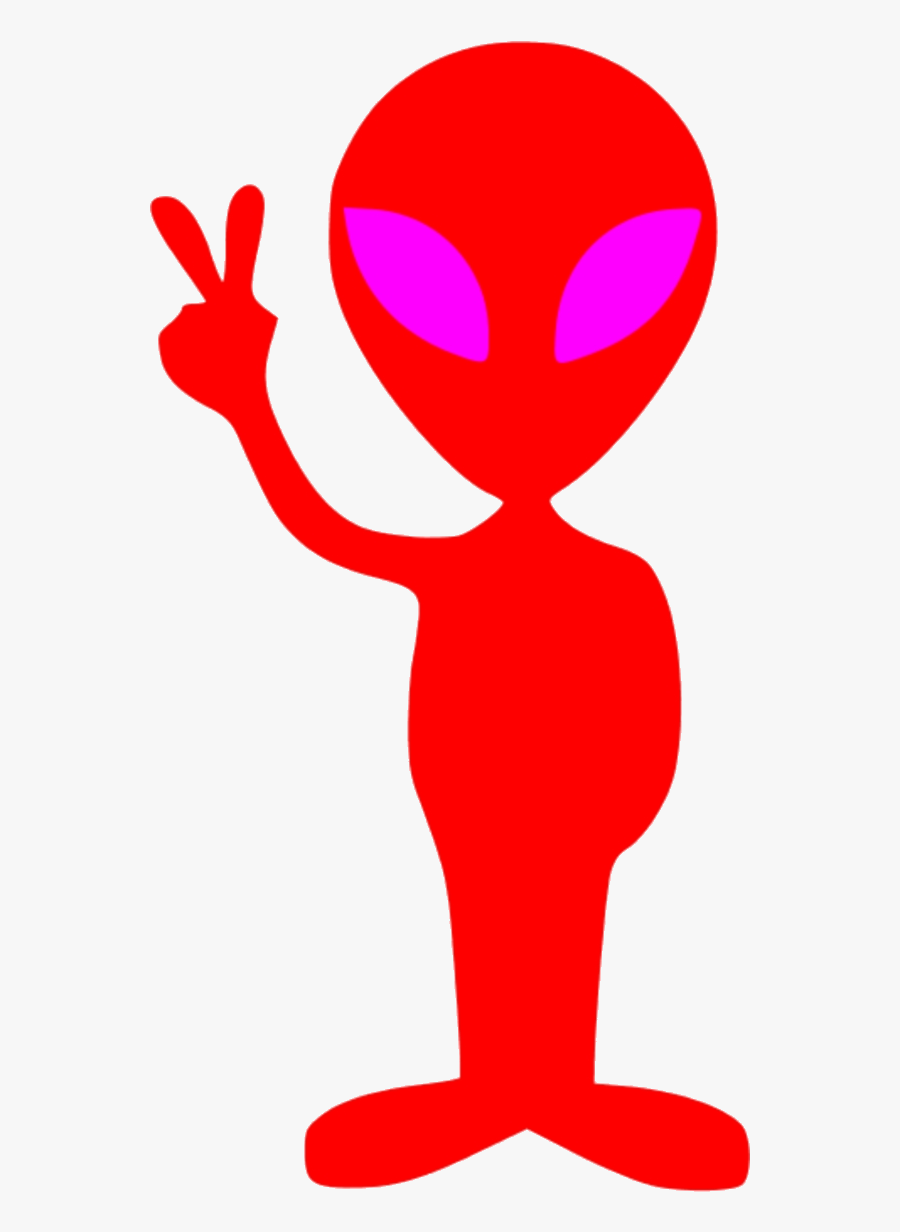 Alien Library Aliens Clipart Pink Cartoon Transparent - Alien Clip Art, Transparent Clipart