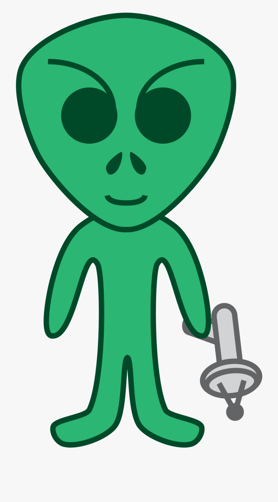 Aliens Clipart Animated - Transparent Background Animated Alien, Transparent Clipart