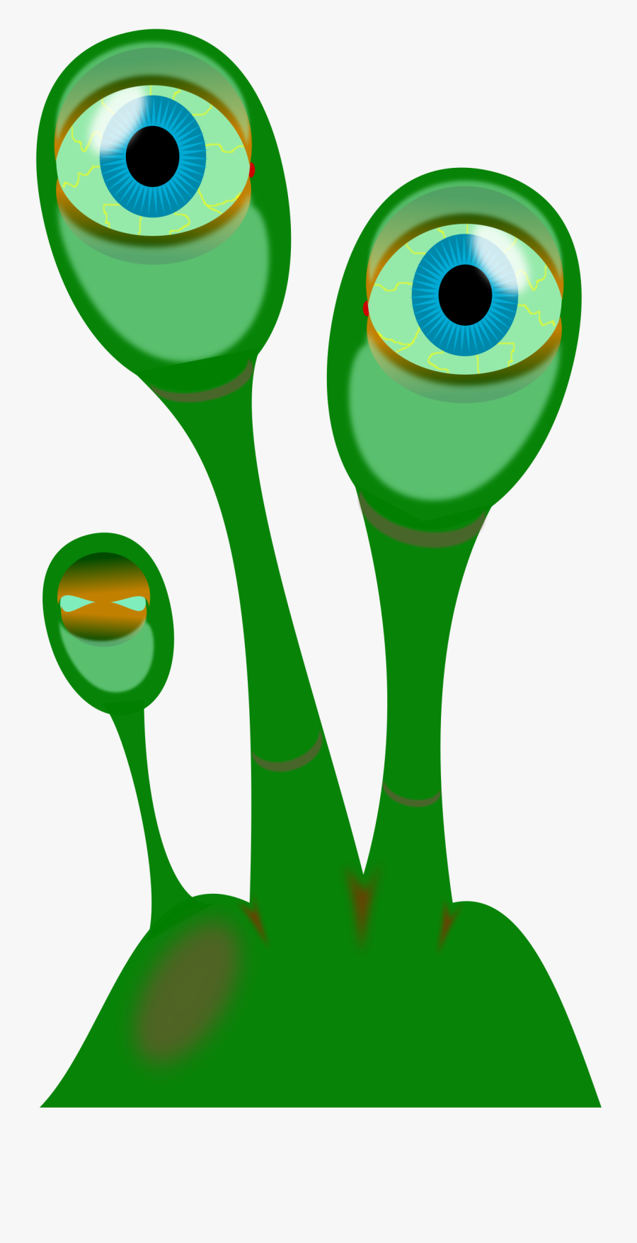 Extraterrestrial Plant Big Image - Alien Eye Clip Art, Transparent Clipart
