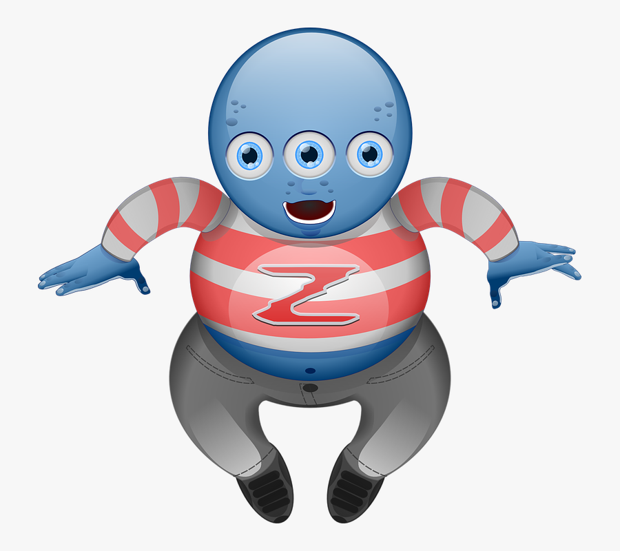 Alien Eyes Svg Clip Arts - Aliens With 3 Eyes, Transparent Clipart