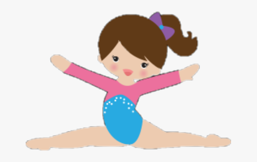 Clip Art Cartoon Gymnast - Gymnast Clip Art, Transparent Clipart