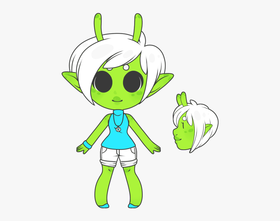 Green Drawing Alien - Baby Alien Digital Art, Transparent Clipart