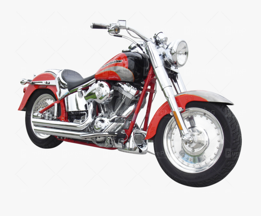 Red Motorcycle Clipart - Harley Davidson Screaming Eagle, Transparent Clipart