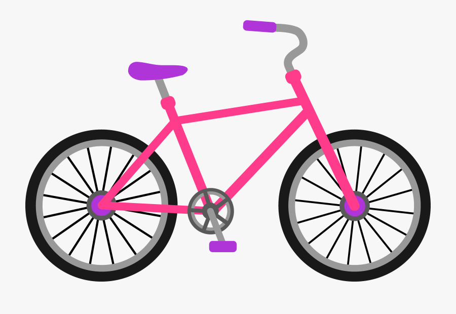 Girl Clipart Motorcycle - Transparent Bike Clipart, Transparent Clipart
