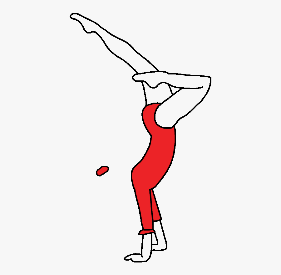 Gymnastics Birthday T Shirt For Kids Handstand Mandys - Illustration, Transparent Clipart