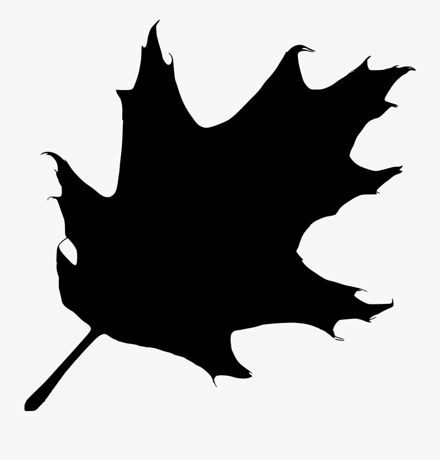 Transparent Acorn Clip Art - Oak Tree Leaf Silhouette, Transparent Clipart