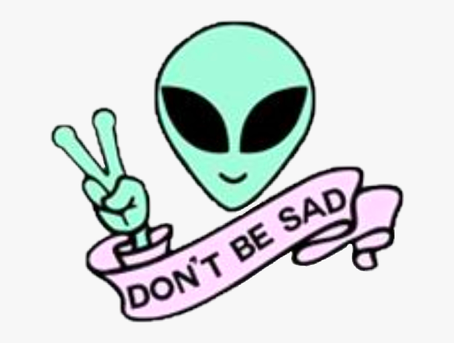 Alien Clipart Sad - Alien Sad, Transparent Clipart