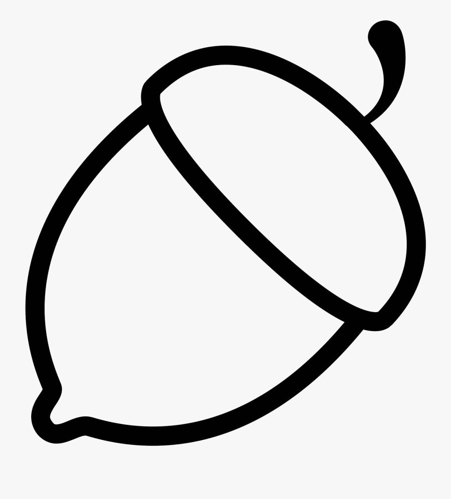 Transparent Acorn Clipart Png - Hazelnut Icon, Transparent Clipart