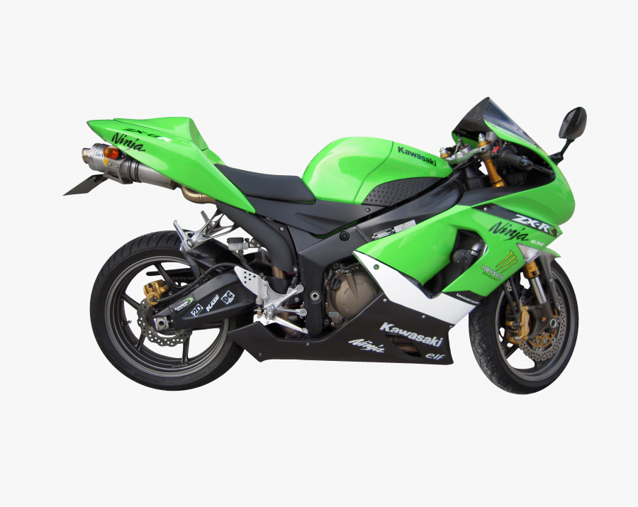 Motorcycle Clipart Transparent Background - 2006 Kawasaki Ninja Zx ™ 6r, Transparent Clipart