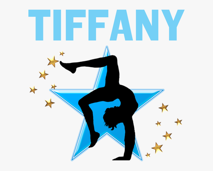 Gymnast Girl Banner - Gymnastics, Transparent Clipart