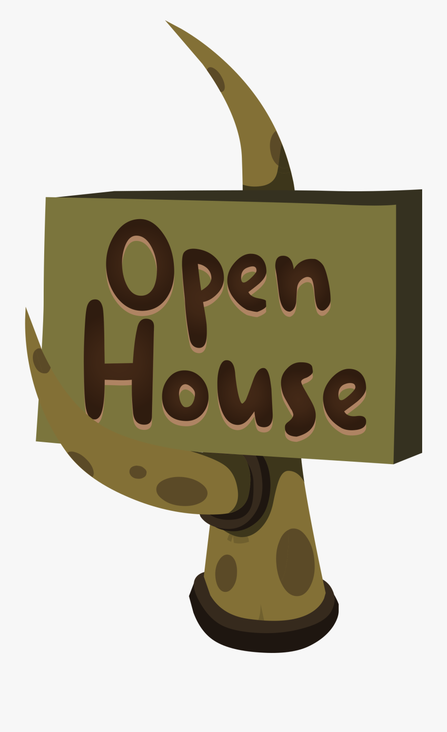 This Free Icons Png Design Of Firebog Open House Sign - Open House Clipart .png, Transparent Clipart