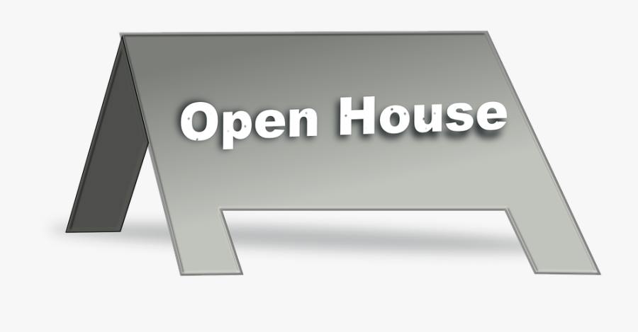 Signboard, Sign, Open House - Tulisan Open House, Transparent Clipart