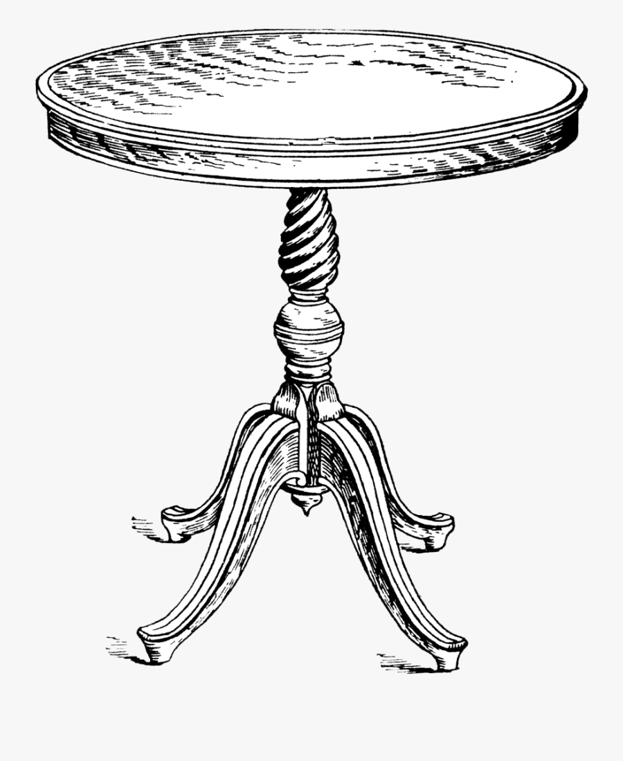 Tea Table Clipart Black And White , Free Transparent Clipart - ClipartKey