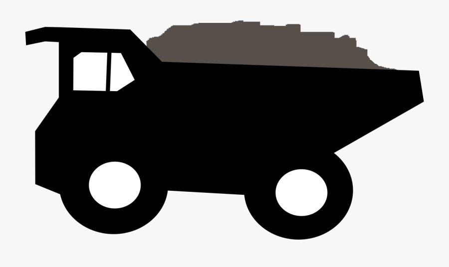 Dump Truck Monster Truck Clip Art - Silhouette Dump Truck Png, Transparent Clipart