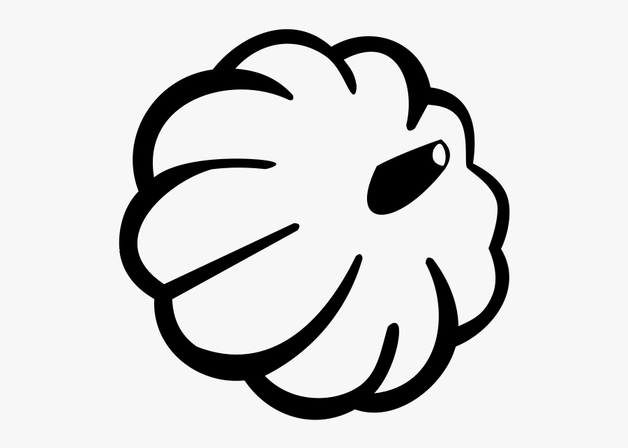 Acorn Squash Rubber Stamp, Transparent Clipart