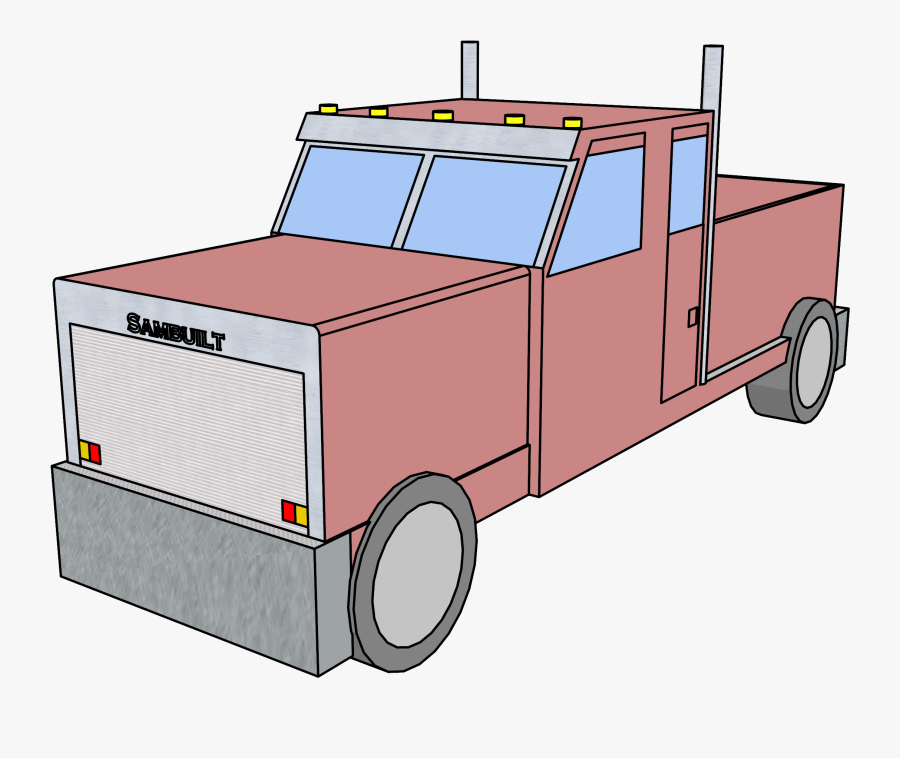 Sambuilt Monster Truck Clipart Png - Pickup Truck, Transparent Clipart