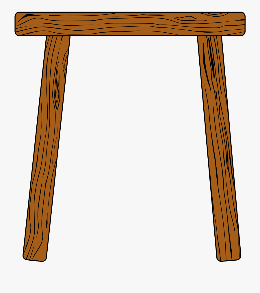 Angle,stool,end Table - Wooden Beam Clipart, Transparent Clipart