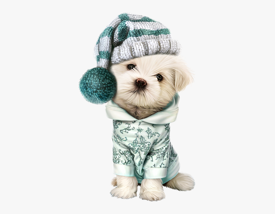 Pin By Катя On Клипарт 4 - Cute Christmas Dogs Transparent Png, Transparent Clipart