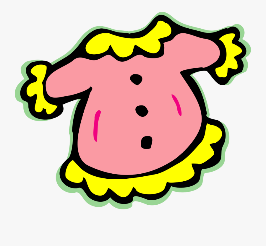 Clothes Vector File Vector Clip Art File Clipartsfree - Baby Dress Clipart Black And White, Transparent Clipart