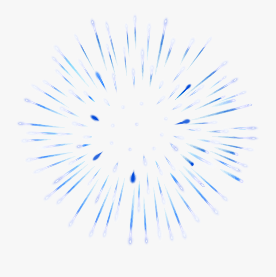 Blue White Transparent Clip - Fireworks Red White Blue Transparent Background, Transparent Clipart