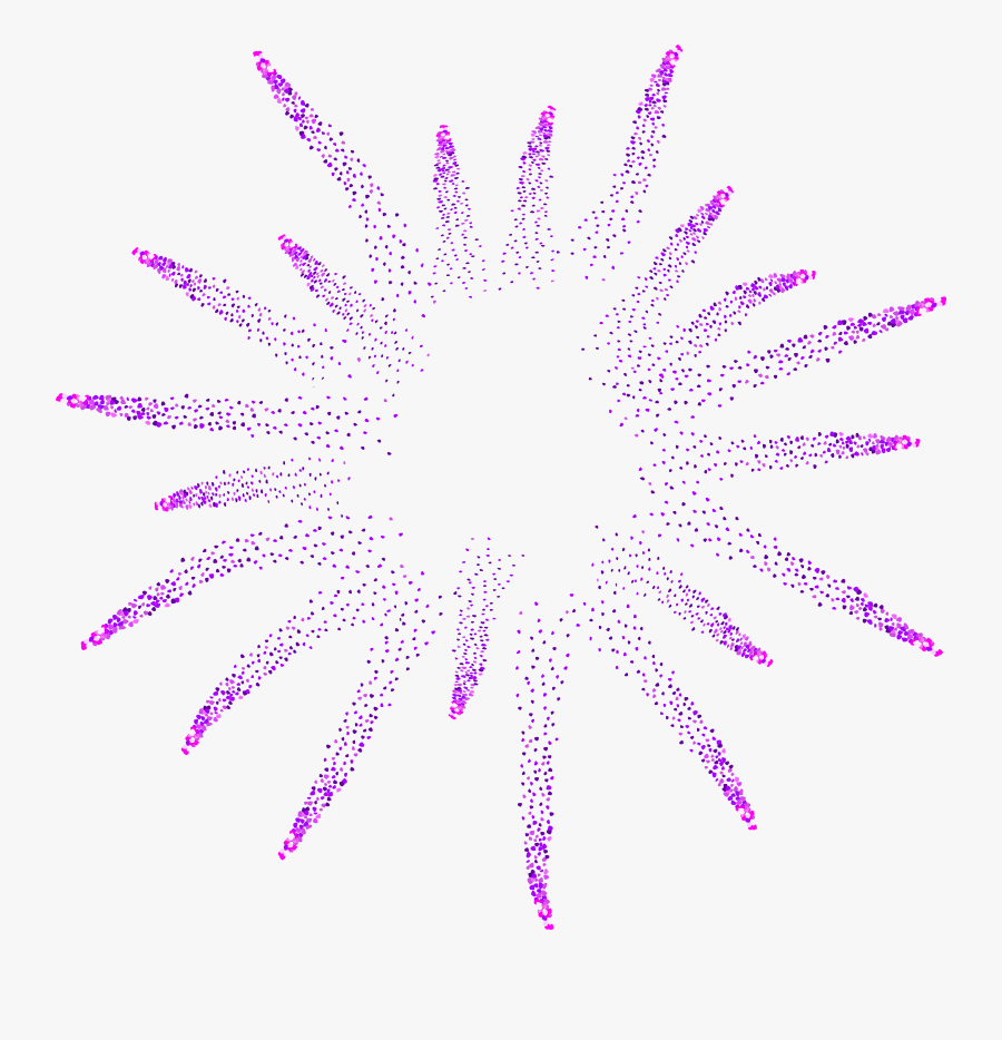 Clipart Fireworks Purple, Transparent Clipart
