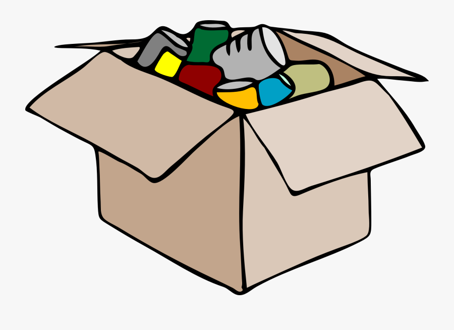 Moving Clothes Cliparts Free Download Clip Art - Cardboard Box Clipart, Transparent Clipart
