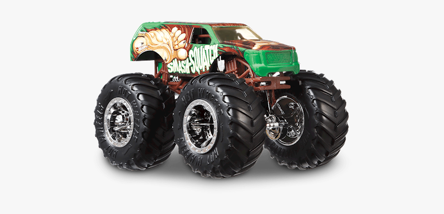 Hot Wheels Monster Trucks Smash Squatch, Transparent Clipart