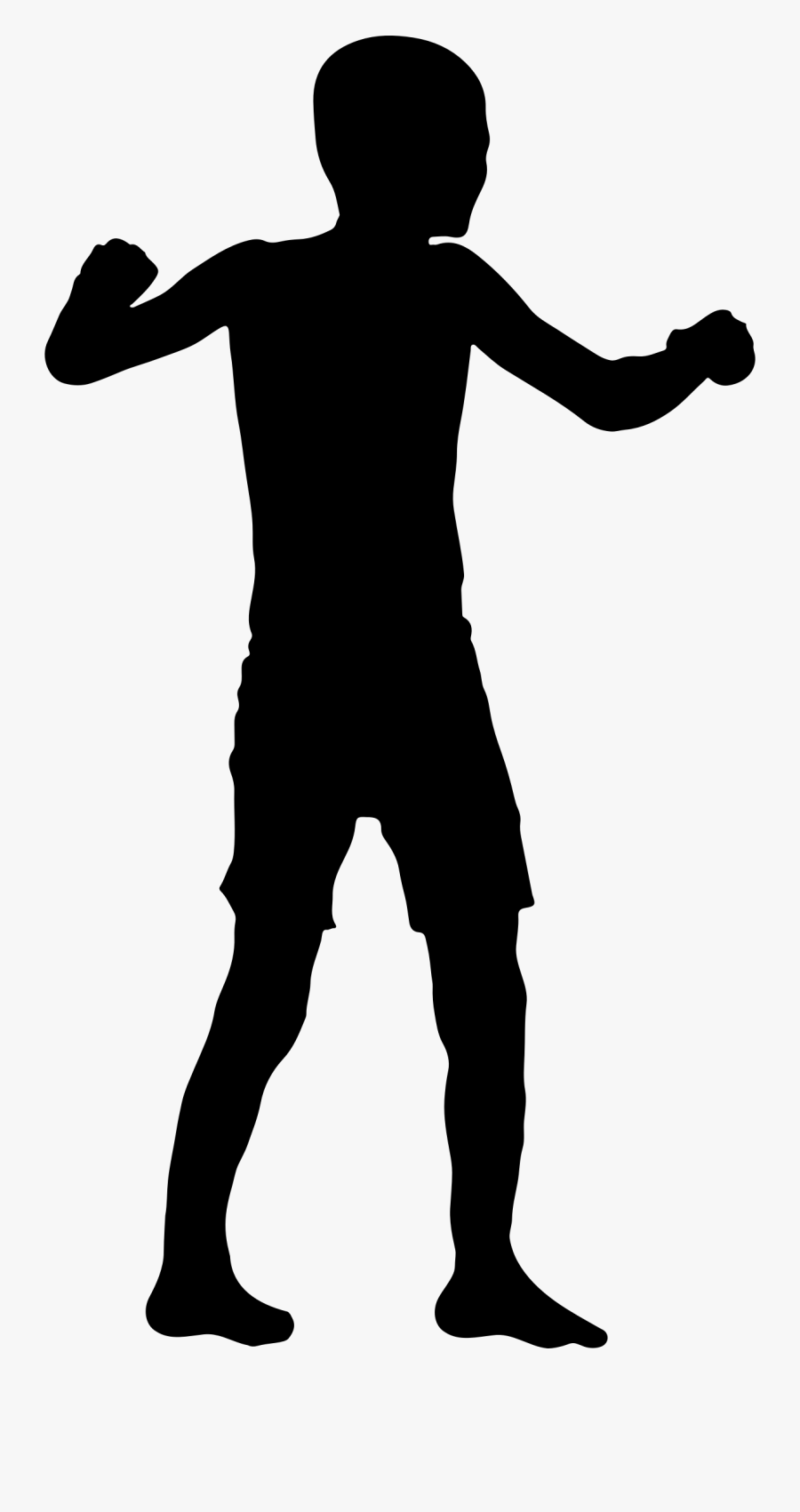 Clip Art Boy Silhouette Clip Art - Silhouette Of Boy Png , Free ...