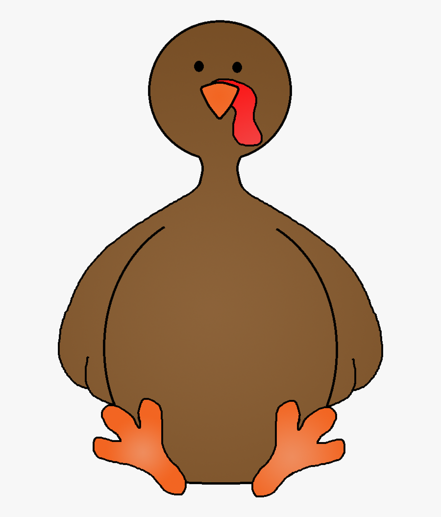 Thanksgiving Day Clip Art - Turkey No Feathers Clip Art, Transparent Clipart