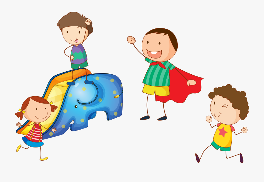Download Kids Playing On Playground Clipart - Aprendizaje Y Desarrollo Motor, Transparent Clipart