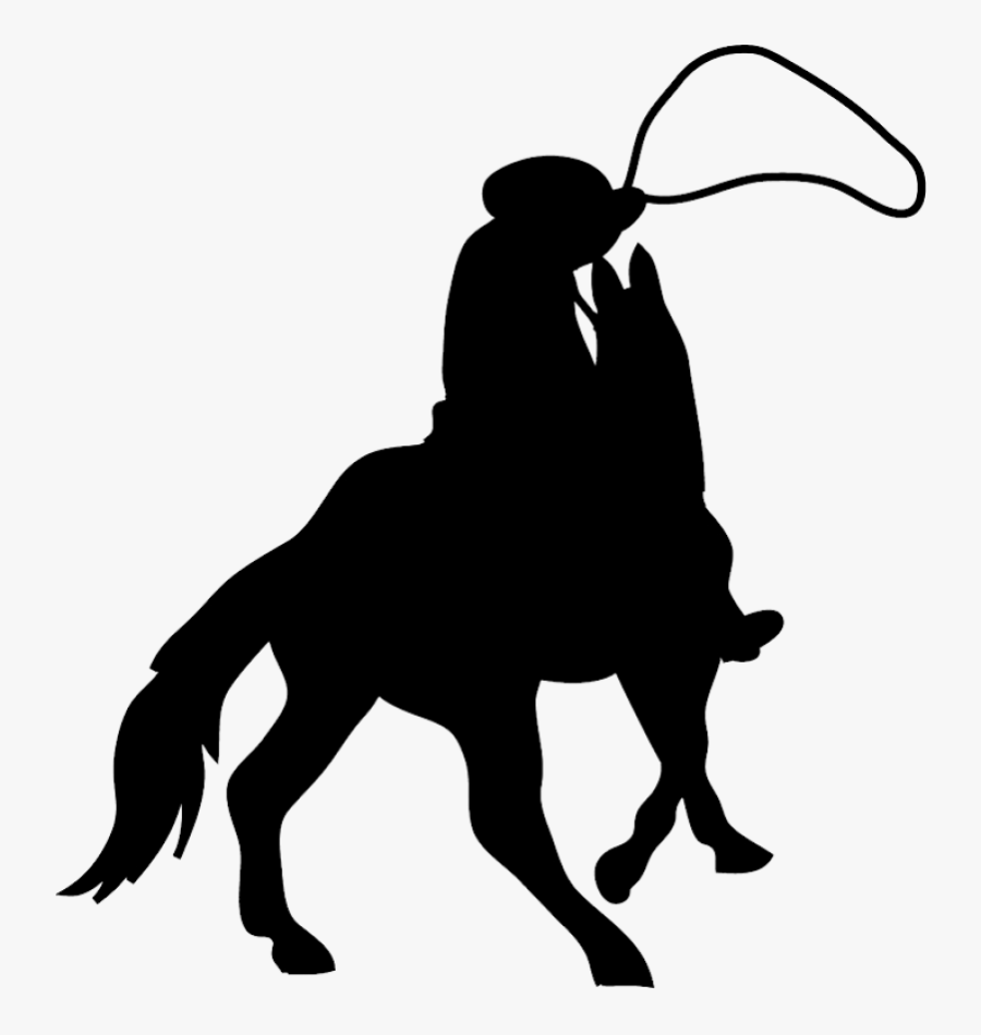 Leaning Cowboy Silhouette - Silhouette Of Cowboy Png, Transparent Clipart