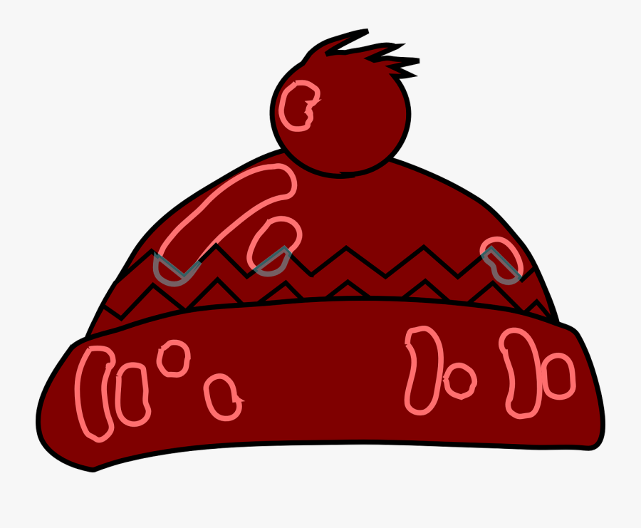 Transparent Cartoon Baseball Png - Winter Hat Clipart, Transparent Clipart