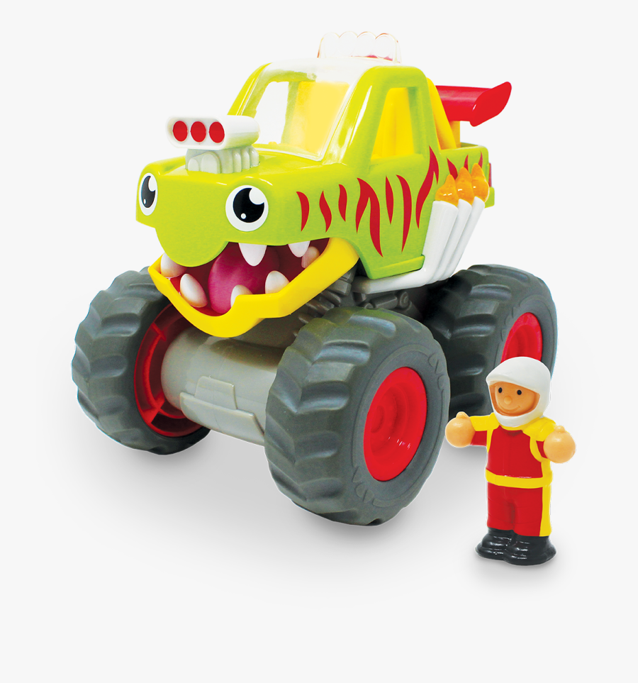 Wow Toys Mack Monster Truck, Transparent Clipart