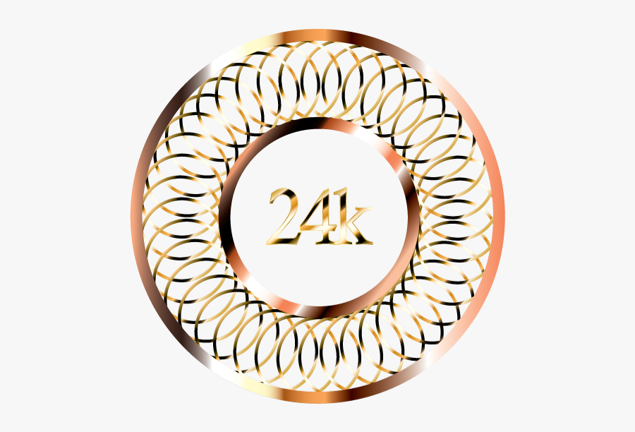 24k Experience Spa - Circle, Transparent Clipart