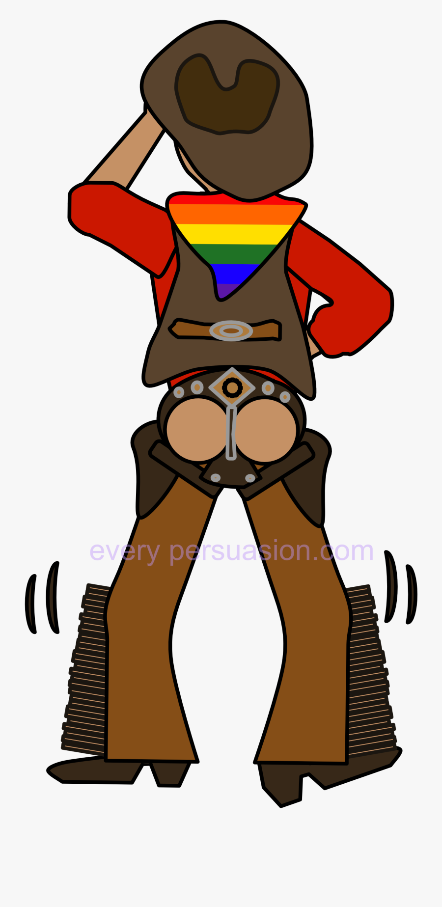 Image Of Gay Cowboy Clipart , Png Download - Cowboy Gay, Transparent Clipart