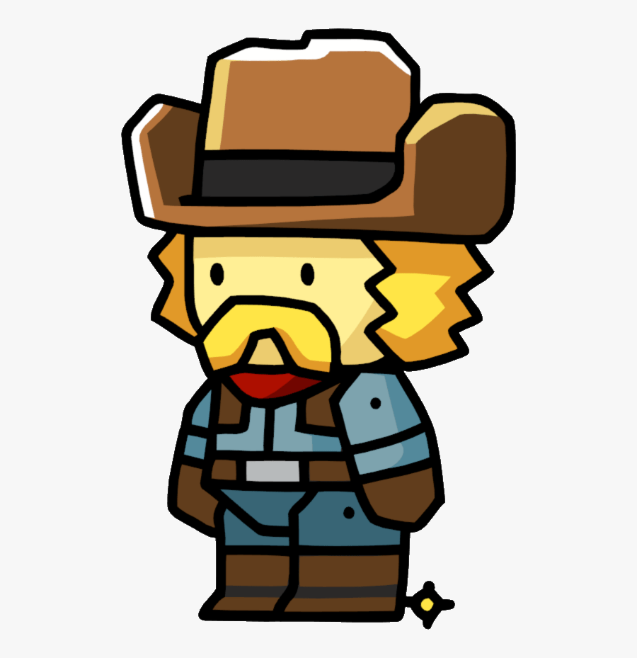 Scribblenauts Cowboy Clip Arts - Scribblenauts Cowboy, Transparent Clipart
