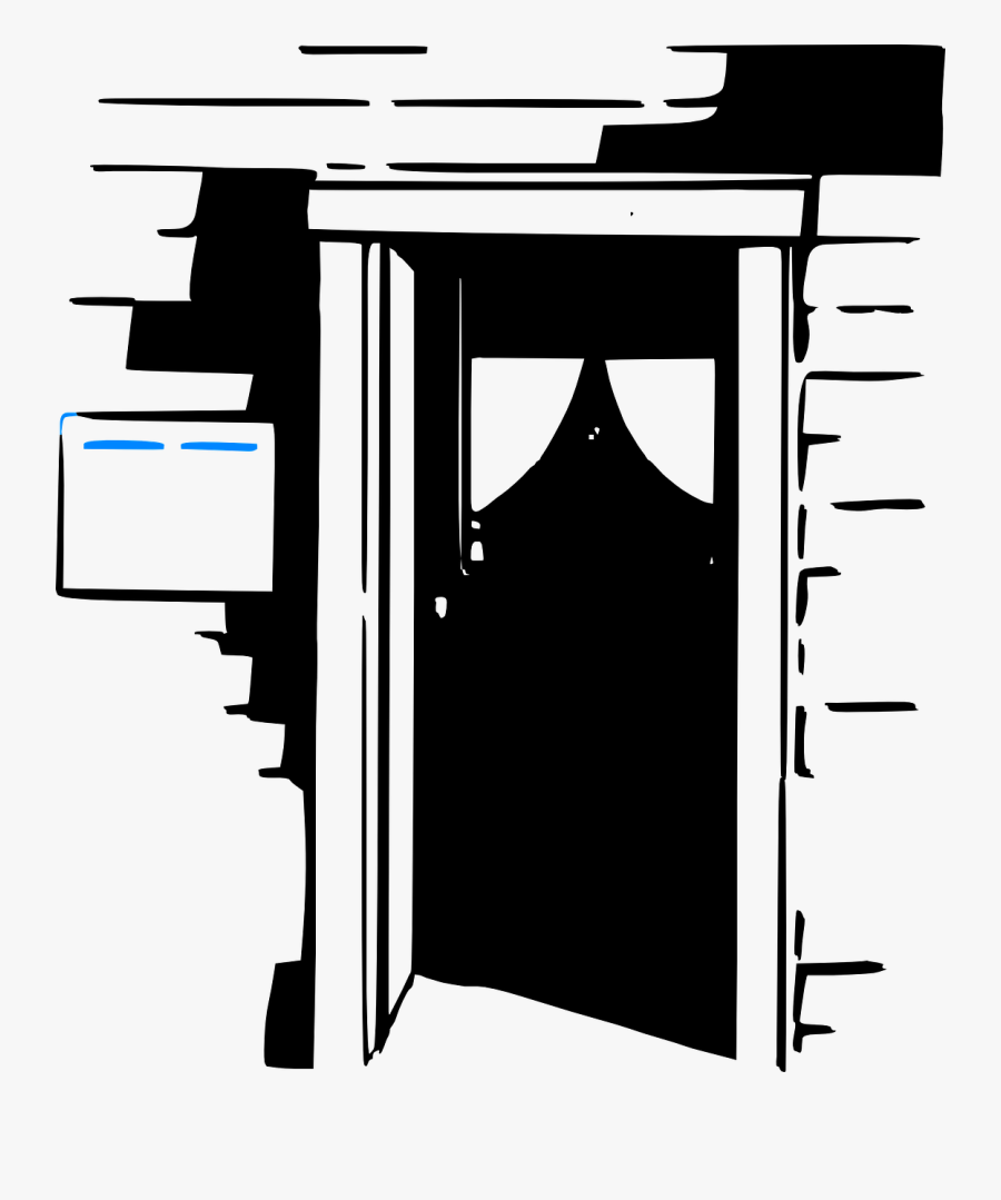 Free Vector House Home Door Clip Art, Transparent Clipart