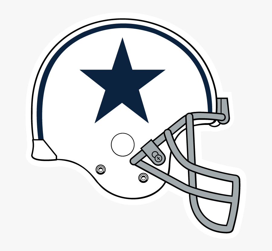 Dallas Cowboy Clipart - Dallas Cowboys Old Helmet, Transparent Clipart
