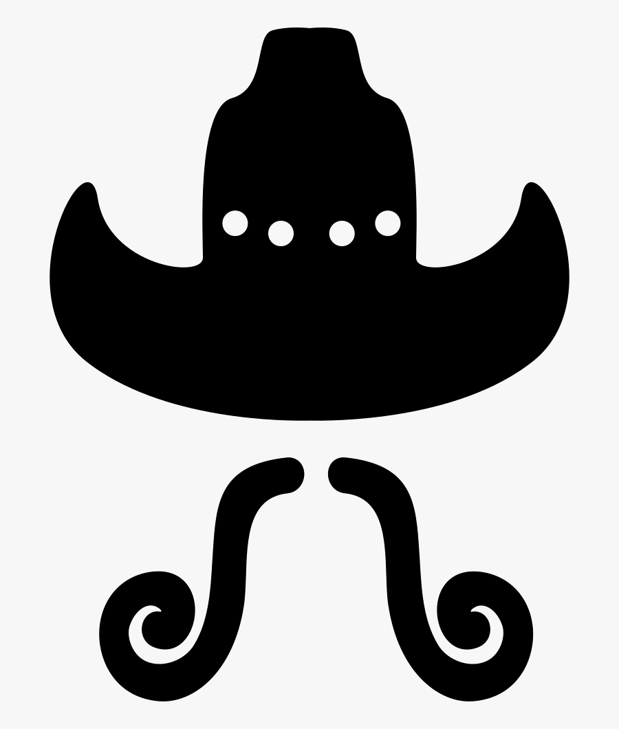 Hat Moustache Computer Icons Cowboy Clip Art - Cowboy Hat Png Icol, Transparent Clipart