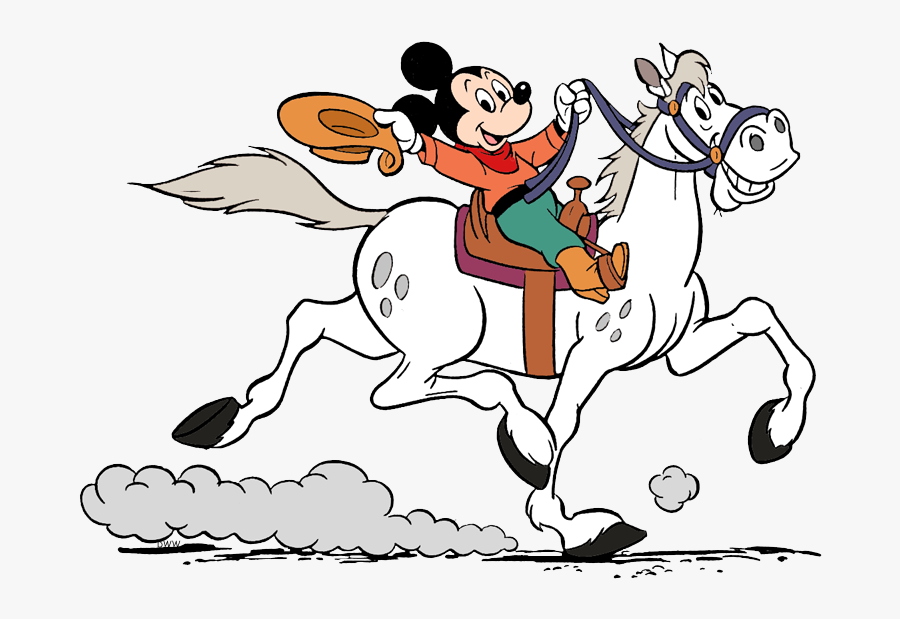 Clip Art Disney Galore Mickey Mouse Riding A Horse