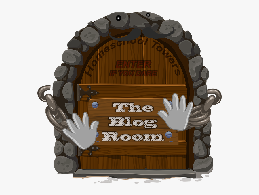 Door Clipart Puerta - Wooden Door Cartoon Png, Transparent Clipart